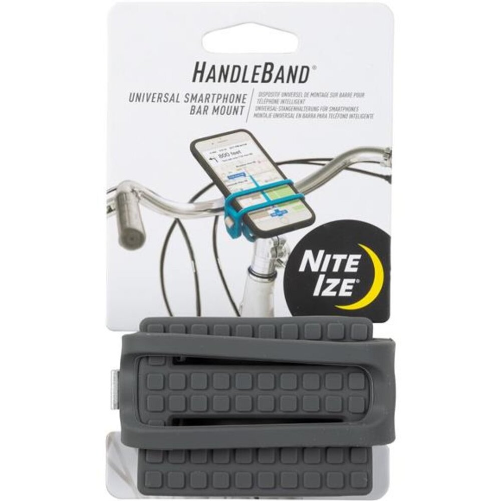 HandleBand Universal Smartphone Bar Mount - Cell Phone Mount for Bike Handlebar